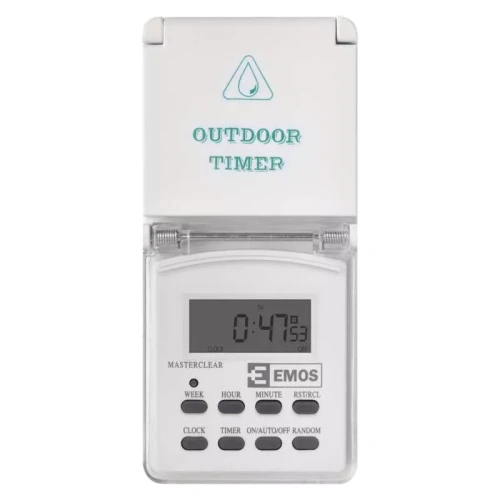 Cyfrowy programator czasowy IP44 zewnętrzny P5507