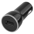 Zasilacz samochodowy USB BASIC 2,1A + kabel microUSB + USB-C V0219