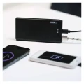 Powerbank EMOS ALPHAQ 10000mAh czarny microUSB + USB C slim