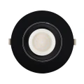 Oprawa Downlight Nastawna Okrągła LED 60W OSRAM 120 lm/W CCT Czarna No Flicker