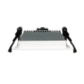 Downlight LED 10W SAMSUNG New Aero Slim Kwadratowy 130lm/W Mikropryzmatyczny (UGR17) LIFUD Wycięcie 85x85 mm