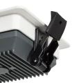 Downlight LED 10W SAMSUNG New Aero Slim Kwadratowy 130lm/W Mikropryzmatyczny (UGR17) LIFUD Wycięcie 85x85 mm