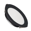 Downlight LED 30W SAMSUNG New Aero Slim CCT do Wyboru 130 lm/W Mikropryzmatyczny (UGR17) LIFUD Czarny Średnica Wycięcia Ø 200 mm