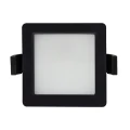 Downlight LED 10W SAMSUNG New Aero Slim Kwadratowy 130 lm/W Mikropryzmatyczny (URG17) LIFUD Czarny Średnica Wycięcia 85x85 mm