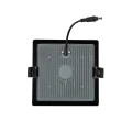 Downlight LED 15W SAMSUNG New Aero Slim Kwadratowy 130 lm/W Mikropryzmatyczny (UGR17) LIFUD Czarny Średnica Wycięcia 135x135 mm