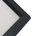 Downlight LED 30W SAMSUNG New Aero Slim Kwadratowy 130 lm/W Mikropryzmatyczny (URG17) LIFUD Czarny Średnica 210x210 mm