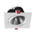 Oczko Downlight LED 15W COB Kwadratowe New Madison (UGR19) Średnica Wycięcia Ø 115 mm