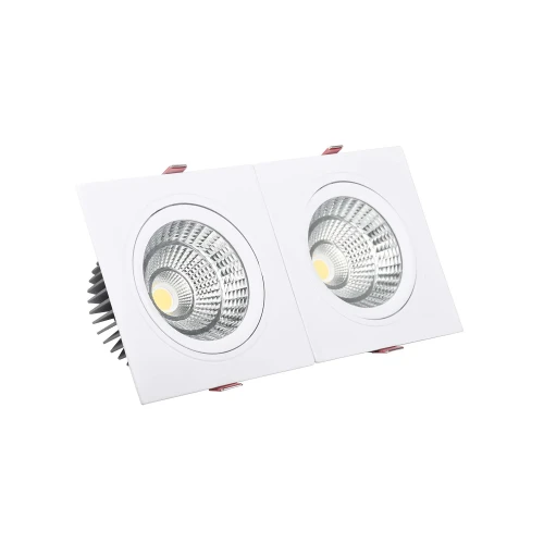 Oczko Downlight LED 10W Prostokątne Podwójne New Madison Wycięcie 165x75 mm