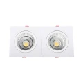 Oczko Downlight LED 20W Prostokątne Podwójne New Madison Wycięcie 205x90 mm