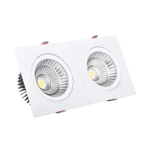 Oczko Downlight LED 30W Prostokątne Podwójne New Madison Wycięcie 260x120 mm