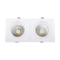 Oczko Downlight LED 30W Prostokątne Podwójne New Madison Wycięcie 260x120 mm