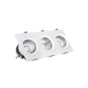 Oczko Downlight LED 15W Prostokątne Potrójne New Madison Wycięcie 255x75 mm