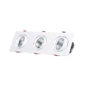 Oczko Downlight LED 15W Prostokątne Potrójne New Madison Wycięcie 255x75 mm