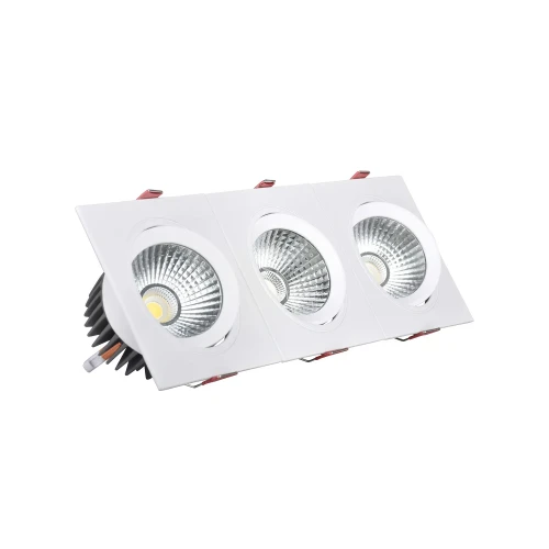 Oczko Downlight LED 45W Prostokątne Potrójne New Madison Wycięcie 400x120 mm