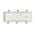 Oczko Downlight LED 3x10W CREE-COB Nastawne Madison LIFUD (UGR 19) Średnica Wycięcia 295x110 mm