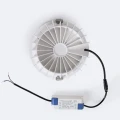 Downlight LED 40W Kwadratowy (UGR15) LuxPremium CRI90 LIFUD Cięcie Ø 180 mm