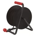 Przedłużacz bębnowy ogrodowy 25 m 4 gn czarny  230V 2,5 mm2