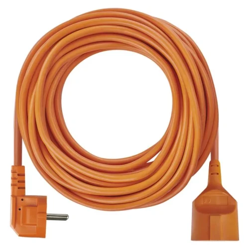 Przedłużacz 25 m 1 gniazdo pomarańczowy PVC 30 V 1,5 mm2