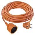 Przedłużacz 25 m 1 gniazdo pomarańczowy PVC 30 V 1,5 mm2