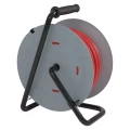 Przedłużacz bębnowy 50 m 4 gniazda czarny PVC 230 V 1,5 mm2