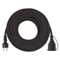 Przedłużacz ogrodowy 25m 1 gniazdo, czarny, guma-neopren, 230 V 2,5 mm2