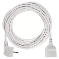 Przedłużacz 10m, 1 gniazdo, biały, PVC, 1,5 mm2
