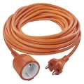 Przedłużacz 10m, 1 gniazdo, pomarańczowy, PVC, 230 V, 1 mm2