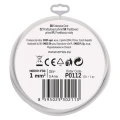 Przedłużacz 2m, 1 gniazdo, biały, PVC, 1 mm2