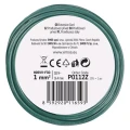 Przedłużacz 2m, 1 gniazdo, zielony, PVC, 1 mm2