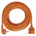 Przedłużacz 20m, 1 gniazdo, pomarańczowy, PVC, 230 V, 1,5 mm2