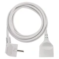 Przedłużacz 3m, 1 gniazdo,  biały,  PVC,  1 mm2