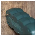 Przedłużacz 3m, 5 gniazd, z wyłącznikiem, zielony, PVC, 1,5 mm2