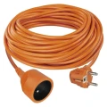 Przedłużacz 30m, 1 gniazdo, pomarańczowy, PVC, 230V, 1,5 mm2