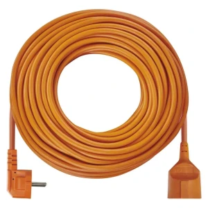 Przedłużacz 40m, 1 gniazdo, pomarańczowy, PVC, 230V, 1,5 mm2
