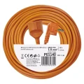 Przedłużacz 40m, 1 gniazdo, pomarańczowy, PVC, 230V, 1,5 mm2
