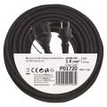Przedłużacz ogrodowy 20m, 1 gniazdo, czarny, guma-neopren, 230V, 1,5 mm2