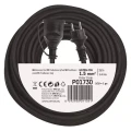 Przedłużacz ogrodowy 30m, 1 gniazdo, czarny, guma-neopren, 230V, 1,5 mm2