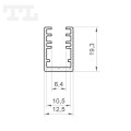 Profil LED P10-4 czarny