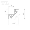 Profil LED P12-1 srebrny