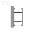 Profil LED P13-10 srebrny