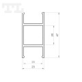 Profil LED P13-10 biały