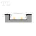 Profil LED P14-1 biały