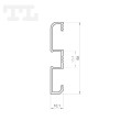 Profil LED P15-1 biały