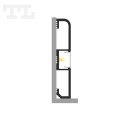 Profil LED P15-1 biały