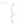 Profil LED P16-1 biały