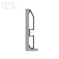 Profil LED P16-1 biały