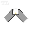Profil LED P17-3 srebrny