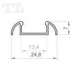Profil LED P2-1 srebrny