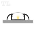 Profil LED P2-1 srebrny
