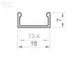 Profil LED P4-1 srebrny